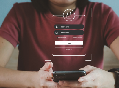 protect your login credentials login image widget